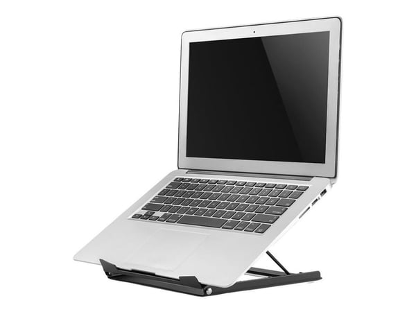 Neomounts NSLS075 - Stativ - for notebook - pulverbelagt stål - svart - skjermstørrelse: 10"-15" - skrivebord