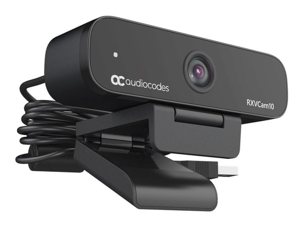 AudioCodes RXVCam10 - Nettkamera - farge - 2 MP - 1920 x 1080 - 1080p - fastfokal - USB 2.0 - MJPEG, H.264, H.265, YUV2 - DC 5 V