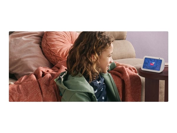 Amazon Echo Show 5 (3 gen.), Amazon Alexa, Rektandel, Blå, Android, Fire OS, iOS, 14 cm (5.5"), MediaTek