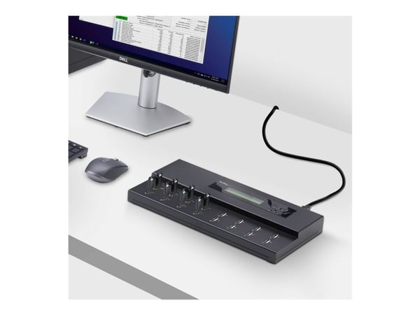 StarTech Standalone USB Duplicator - USB Duplicator and Eraser - USB 3.0, 2.0, 1.1 - 1:15 USB Flashdrive - USB Thumb Drive (USBDUPE115) - USB-stasj...