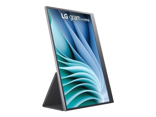 LG gram +view 16MR70 - LED-skjerm - 16" - portabel - 2560 x 1600 WQXGA - IPS - 350 cd/m² - 1200:1 - 2xUSB-C - sølv