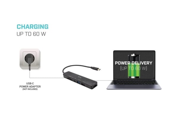 i-Tec Travel Easy Dock - Telakointiasema - USB-C / Thunderbolt 3 - HDMI