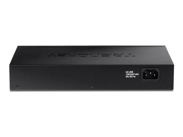 TRENDnet TEG S25D - Switch - 24 x 10/100/1000 - stasjonær, rackmonterbar - TAA-samsvar