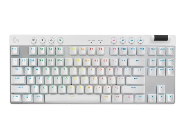 Logitech G PRO X TKL - Tastatur - bakgrunnsbelyst - trådløs - 2.4 GHz, Bluetooth - QWERTY - Nordisk (dansk/finsk/norsk/svensk) - tastsvitsj: Tactil...