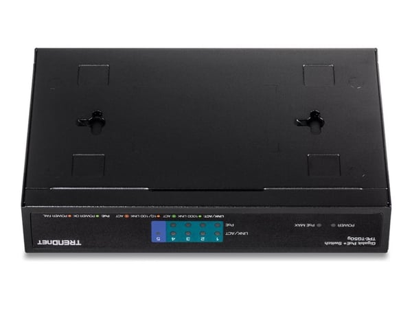 TRENDnet TPE TG50g - Switch - 4 x 10/100/1000 (PoE+) + 1 x 10/100/1000 - stasjonær - PoE+ (31 W) - TAA-samsvar