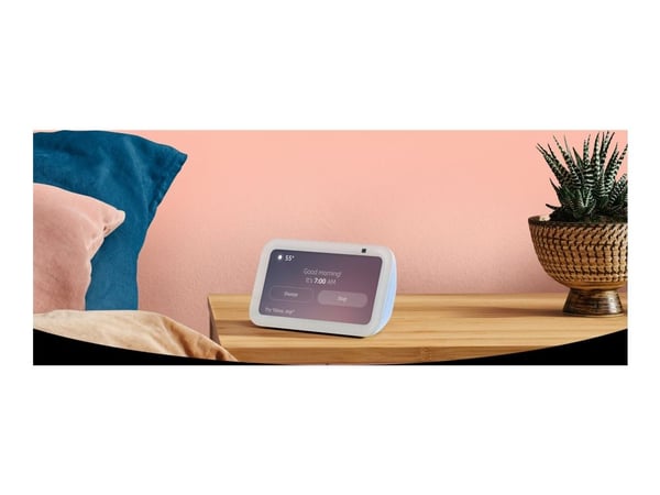 Amazon Echo Show 5 (3 gen.), Amazon Alexa, Rektandel, Blå, Android, Fire OS, iOS, 14 cm (5.5"), MediaTek