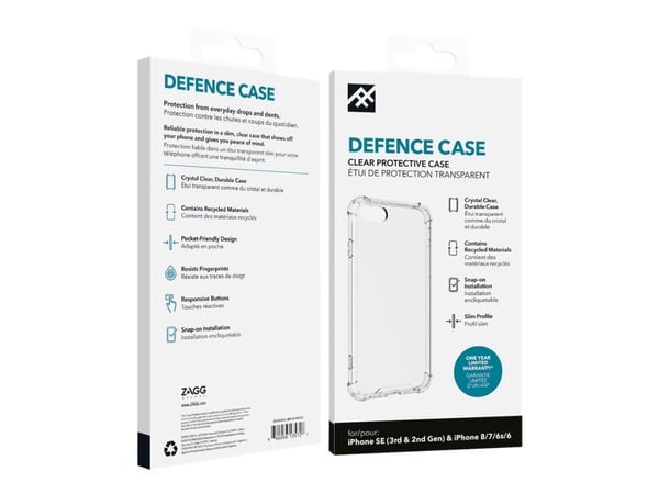 ZAGG IF DEFENCE CASE APPLE IPHONE 7/8/SE SCREEN CLEAR (300207093)