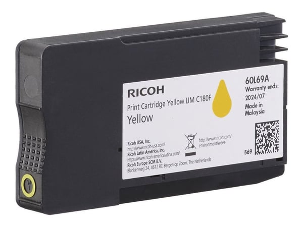 Ricoh - Gul - original - tonerkassett
