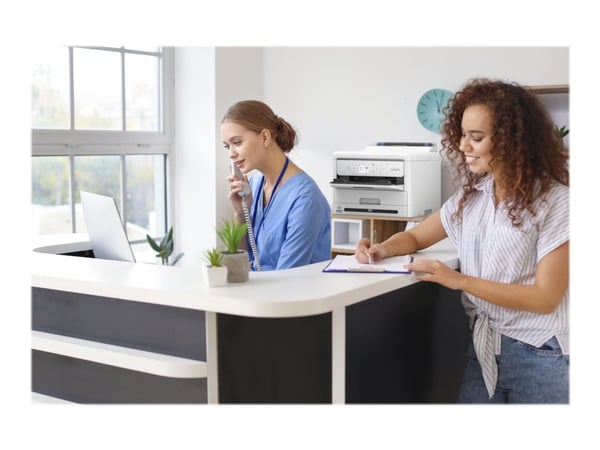Epson WorkForce Pro WF-M5399DW - Skriver - S/H - Dupleks - ink-jet - A4/Legal - 1200 x 2400 dpi - opp til 25 spm - kapasitet: 330 ark - USB 2.0, Gi...