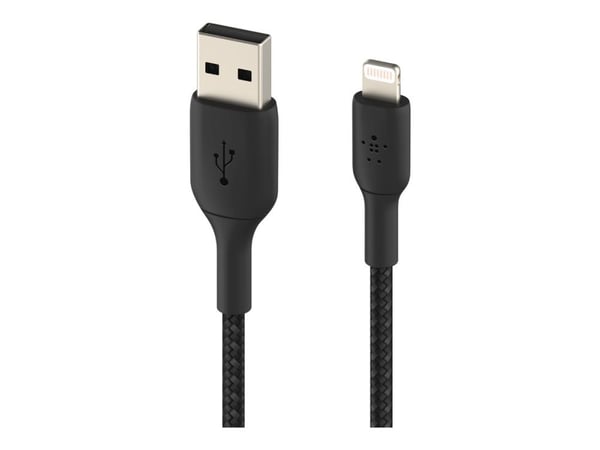 Belkin BoostCharge - Lightning-kabel - Lightning hann til USB hann - 2 m - svart