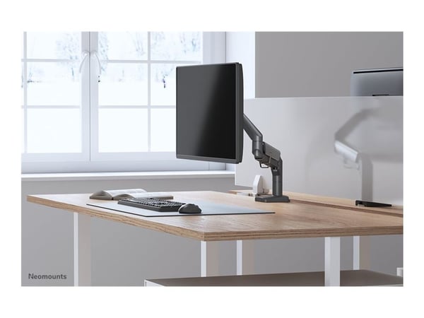 Neomounts DS70-810BL1 - Monteringssett (skrivebordsmontering) - helbevegelses justerbar arm - for LCD-skjerm - svart - skjermstørrelse: 17"-32" - k...