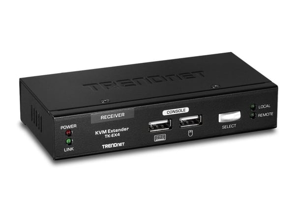 TRENDnet TK-EX4 KVM Extension Kit - Förlängare för tangentbord/video/mus - USB - upp till 100 m