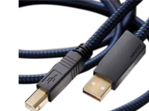 USB-kabel Furutech ADL USB-A til USB-B 1,8 m svart (4582237533934)