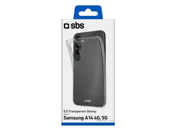 SBS TESKINSAA144GT, Etui, Samsung, Samsung Galaxy A14 4G/5G, 16,8 cm (6.6"), Gjennomsiktig
