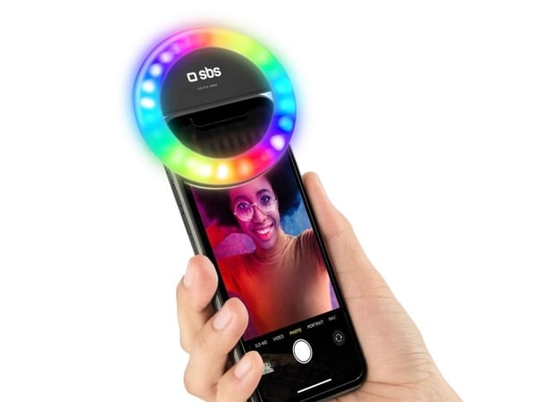 SBS TESELFIERINGRGBMINI, LED, 3 cm, 6 cm, Micro-USB, 10 g, 30 mm