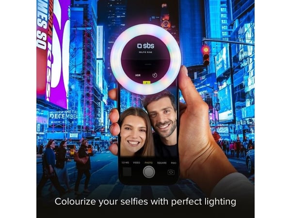 SBS TESELFIERINGRGBMINI, LED, 3 cm, 6 cm, Micro-USB, 10 g, 30 mm