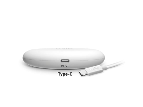 SBS TEWIRMAGSTAND10W, Mobiltelefon/smarttelefon, Aktiv holder, Universell, Hvit