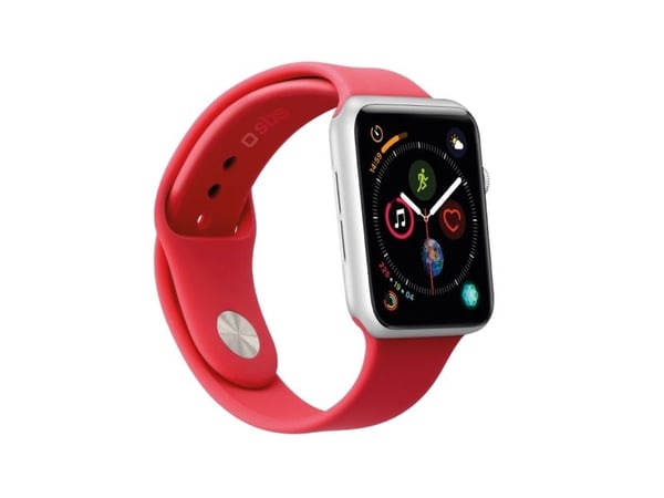 SBS silikone urrem til Apple Watch 38/40/41mm. Rød