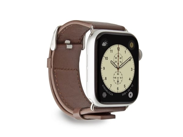 SBS Eco Leather urrem til Apple Watch 42/44/45/49mm. Brun SBS Eco Leather urrem til Apple Watch 42/44/45/49mm. Brun