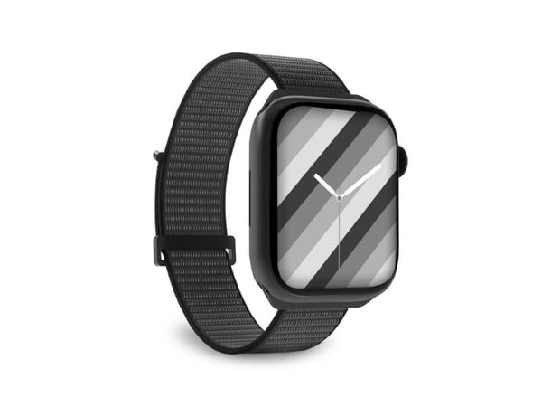 SBS nylon urrem til Apple Watch 38/40/41mm. Sort