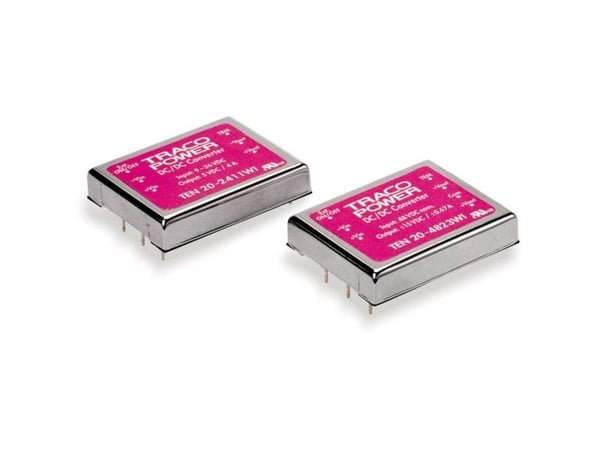 Traco Power TEN 20-2422WI, 25,4 mm, 10,2 mm, 50,8 mm, 30 g, 20 W, 9-36 V