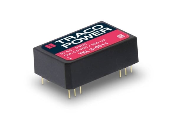 TracoPower TEL 3-0512 DC/DC-muunnin, piirilevy 5 V/DC 12 V/DC 250 mA 3 W Lähtöjen määrä: 1 x