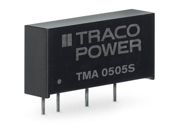 Traco Power TMA 2405S, 7,1 mm, 10,2 mm, 19,5 mm, 2,6 g, 1 W, 21.6-26.4 V