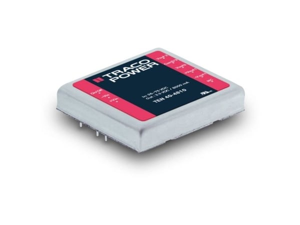 TracoPower TEN 40-2412 DC/DC-muunnin, piirilevy 24 V/DC 12 V/DC 3,3 A 40 W Lähtöjen määrä: 1 x