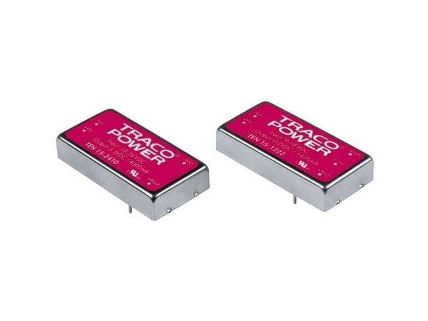 TracoPower TEN 15-2411 DC/DC-muunnin, piirilevy 24 V/DC 5 V/DC 3 A 15 W Lähtöjen määrä: 1 x