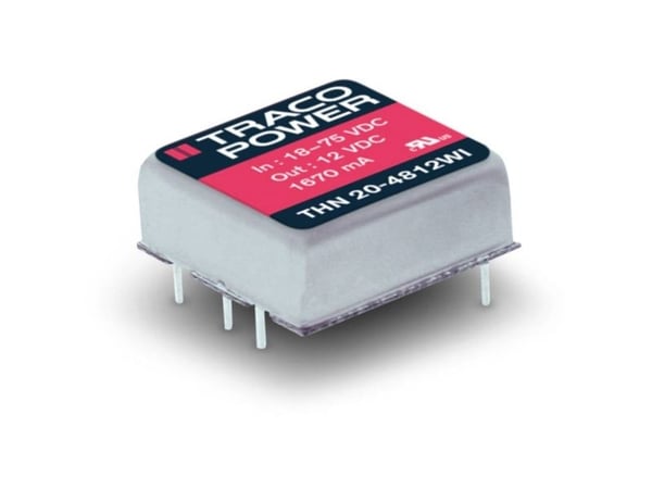 Traco Power THN 20-2415WI, 25,4 mm, 9,9 mm, 25,4 mm, 15 g, 20 W, 9-36 V