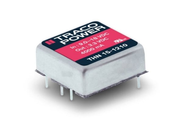 Traco Power THN 15-2411, 25,4 mm, 9,9 mm, 25,4 mm, 16,5 g, 15 W, 18-36 V