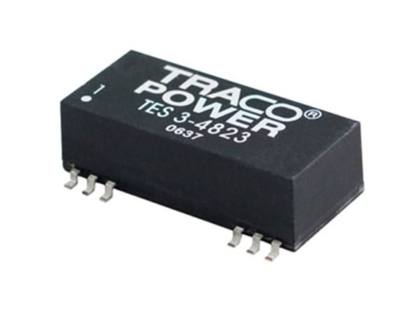 TracoPower TES 3-1211 DC/DC-muunnin, SMD 12 V/DC 5 V/DC 600 mA 3 W Lähtöjen määrä: 1 x