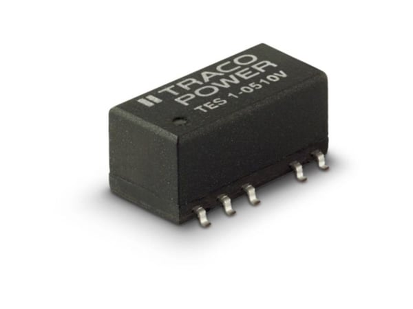 TracoPower TES 1-1222V DC/DC-muunnin, SMD 12 V/DC 12 V/DC 12 V/DC, -12 V/DC 42 mA 1 W Lähtöjen määrä: 2 x