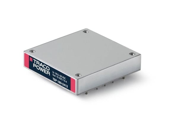 TracoPower TEP 160-4816 DC/DC-muunnin, tulostus 48 V/DC 28 V/DC 5500 mA 160 W Lähtöjen määrä: 1 x