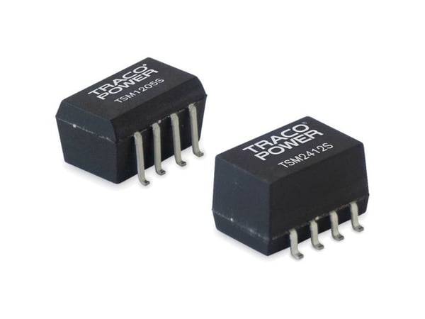 TracoPower TSM 2405D DC/DC-muunnin, SMD 24 V/DC 5 V/DC 200 mA 1 W Lähtöjen lukumäärä: 1 x