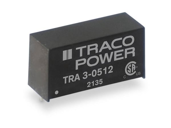 Traco Power TRA 3-1219, 7,6 mm, 10,2 mm, 19,5 mm, 2,2 g, 3 W, 10.8-13.2 V
