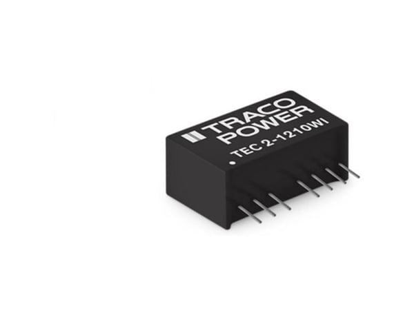 TracoPower TEC 2-1215WI DC/DC-muunnin, piirilevy 12 V/DC 83 mA 2 W Lähtöjen lukumäärä: 1 x