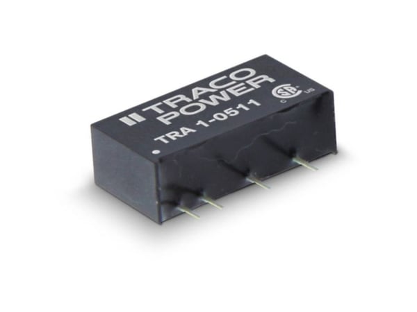 Traco Power TRA 1-0519, 7,6 mm, 10,2 mm, 19,5 mm, 2,2 g, 1 W, 4.5-5.5 V