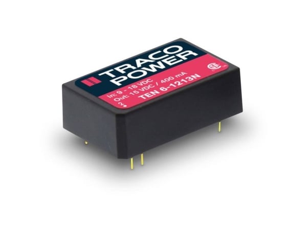 Traco Power TEN 6-1223N, 20,3 mm, 10,2 mm, 31,8 mm, 12,7 g, 6 W, 9-18 V