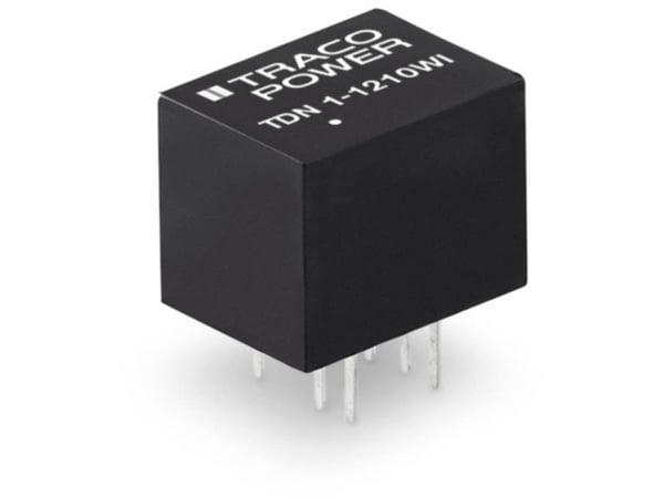 Traco Power TDN 1-1210WI, 9,1 mm, 10,2 mm, 13,2 mm, 2,7 g, 1 W, 4.5-18 V