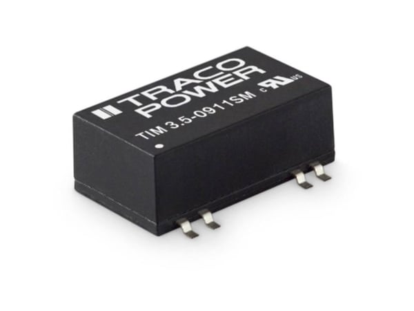 Traco Power TIM 3.5-0922SM, 18,1 mm, 10,5 mm, 24,3 mm, 7 g, 3,5 W, 4.5 - 12 V
