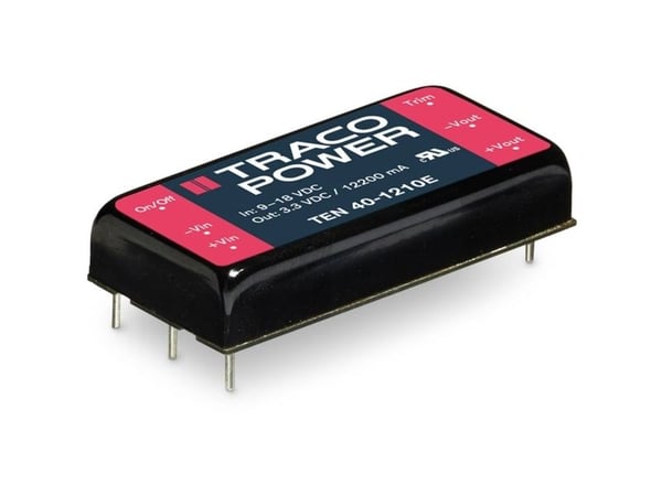 Traco Power TEN 40-2411E, 25,4 mm, 10,2 mm, 50,8 mm, 32 g, 40 W, 18-36 V