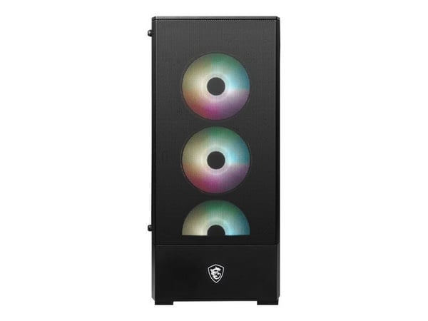 MSI MAG FORGE 112R - Mid tower - ATX - sidepanel med vindu (herdet glass) - ingen strømforsyning (ATX) - USB/lyd