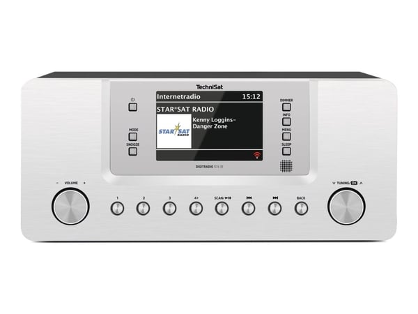 TechniSat DigitRadio 574 IR - Lydsystem - 2 x 5 watt - sølv