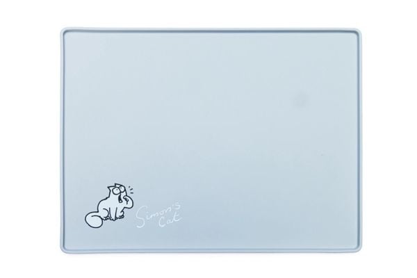 Sourcing CAT MAT for skål L KARLIE 40x30x1 cm grå