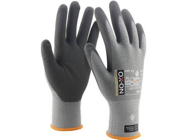 Handsker OX-ON Flexible Advanced 1907. Ekstremt slidstærk, ESD godkendt, udsøgtpasform, størrelse 7