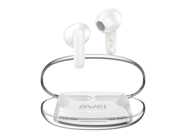 Awei T85 trådløse hodetelefoner hvite (AWE000174)