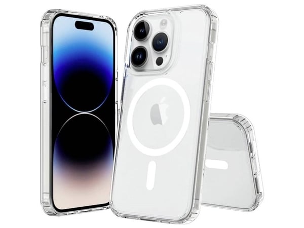 JT BERLIN Pankow Clear MagSafe, Etui, Apple, iPhone 15 Pro, 15,5 cm (6.12"), Gjennomsiktig