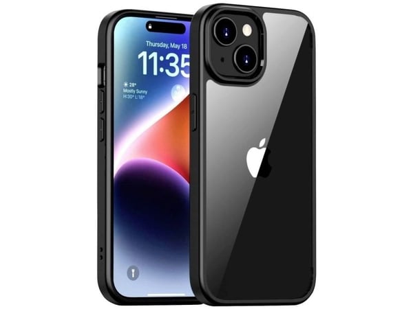 JT BERLIN Pankow Hybrid, Etui, Apple, iPhone 15 Plus, 17 cm (6.7"), Svart