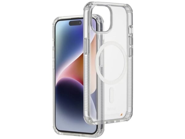 Hama 00136030, suojakuori, Apple, iPhone 15 Plus, 17 cm (6.7"), läpinäkyvä, läpinäkyvä